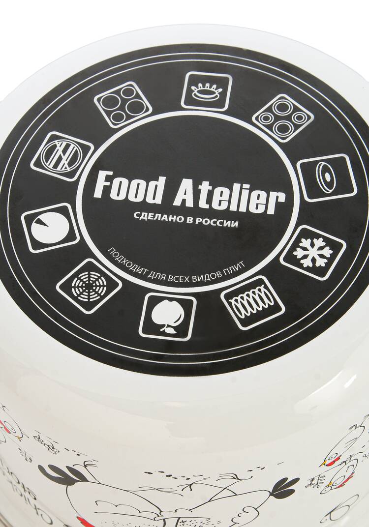 Кастрюля эмалированная Куриные истории шир.  750, рис. 9