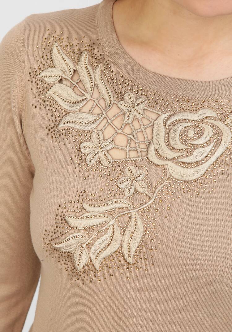 Блуза Цветочное ожерелье шир.  750, рис. 14