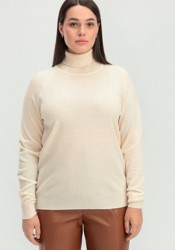 Джемпер прямого силуэта с высоким воротом шир.  580, рис. 4