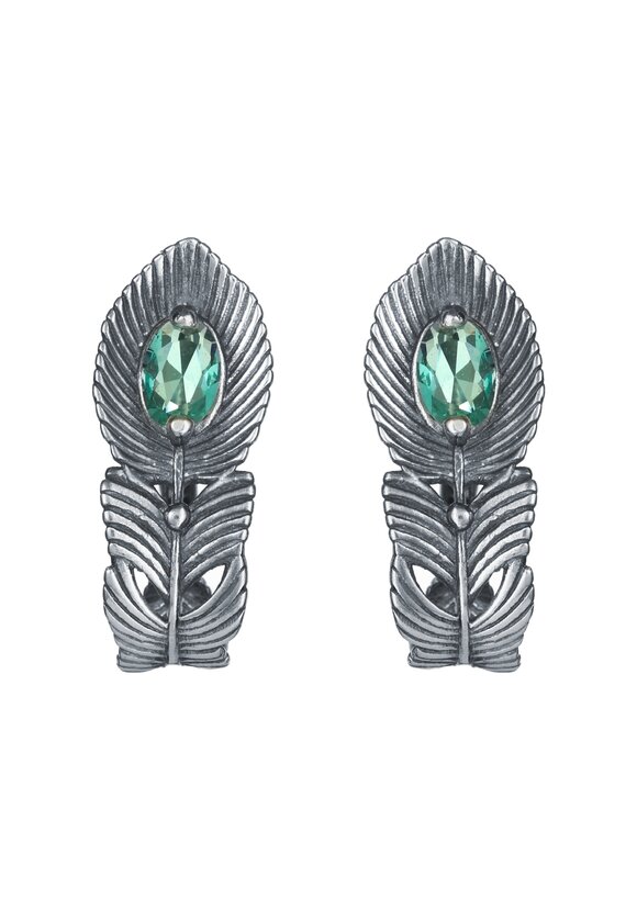 Серьги серебряные Вдохновение шир.  580, рис. 2