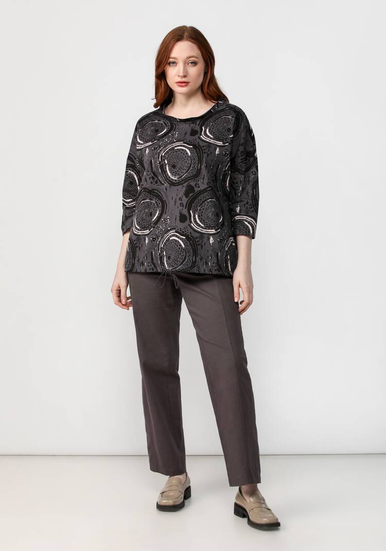 Джемпер с оригинальным орнаментом Моника шир.  750, рис. 27