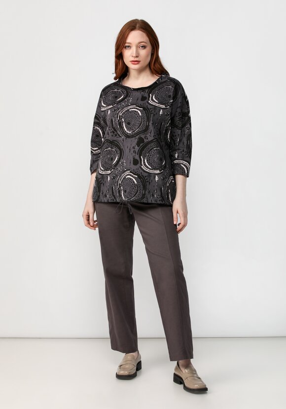 Джемпер с оригинальным орнаментом Моника шир.  580, рис. 27