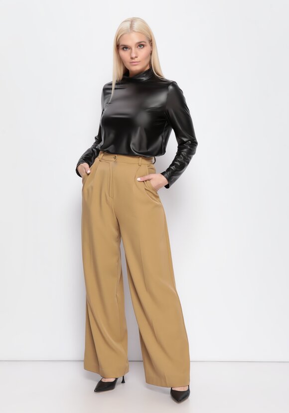 Водолазка из экокожи шир.  580, рис. 2