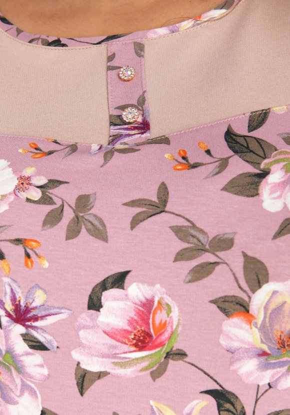 Платье с карманами прямого силуэта на кокетке шир.  580, рис. 4