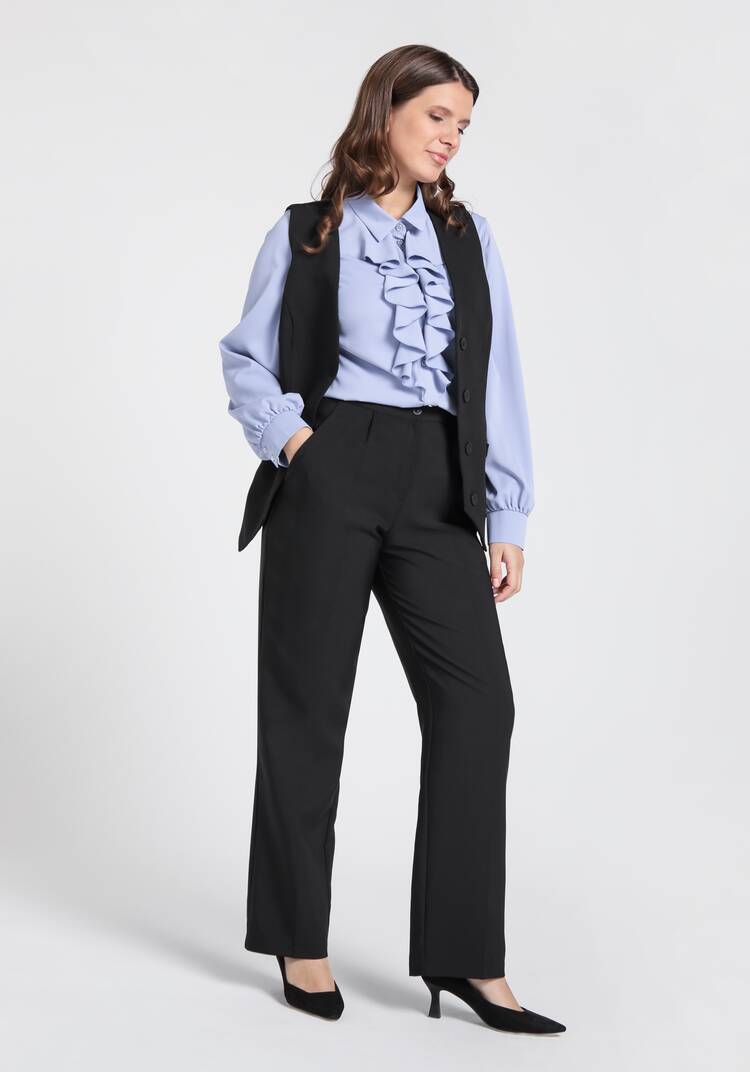 Брюки классика прямые от бедра шир.  750, рис. 14