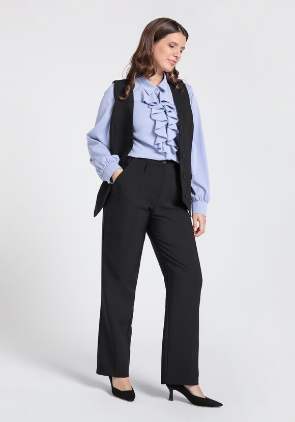 Брюки классика прямые от бедра шир.  580, рис. 14