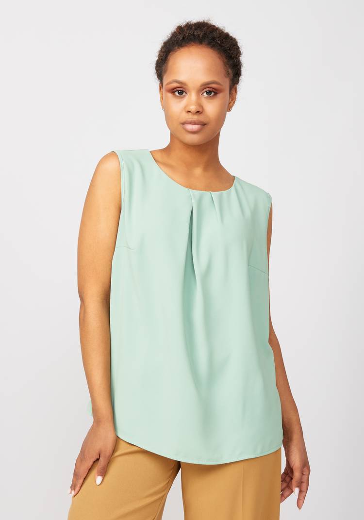 Блуза с декоративными складками Летиция шир.  750, рис. 14