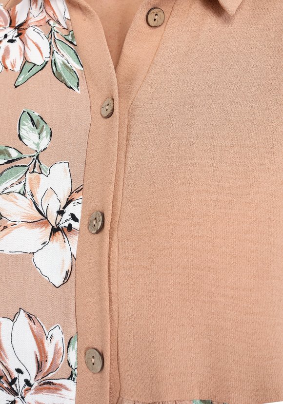 Платье из комбинированных тканей шир.  580, рис. 2