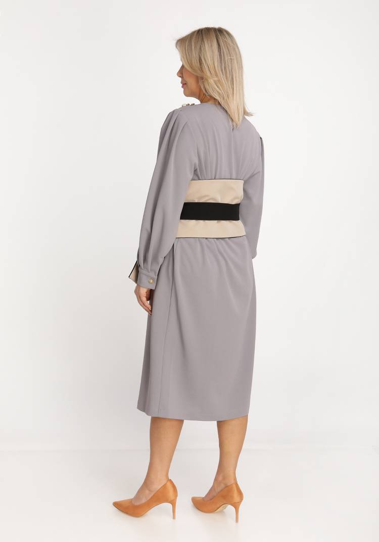 Платье с асимметричными мягкими складками шир.  750, рис. 5