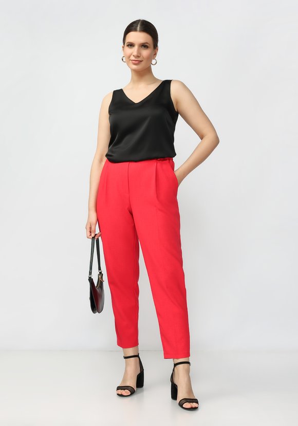 Брюки со складками по переду Адилин шир.  580, рис. 2