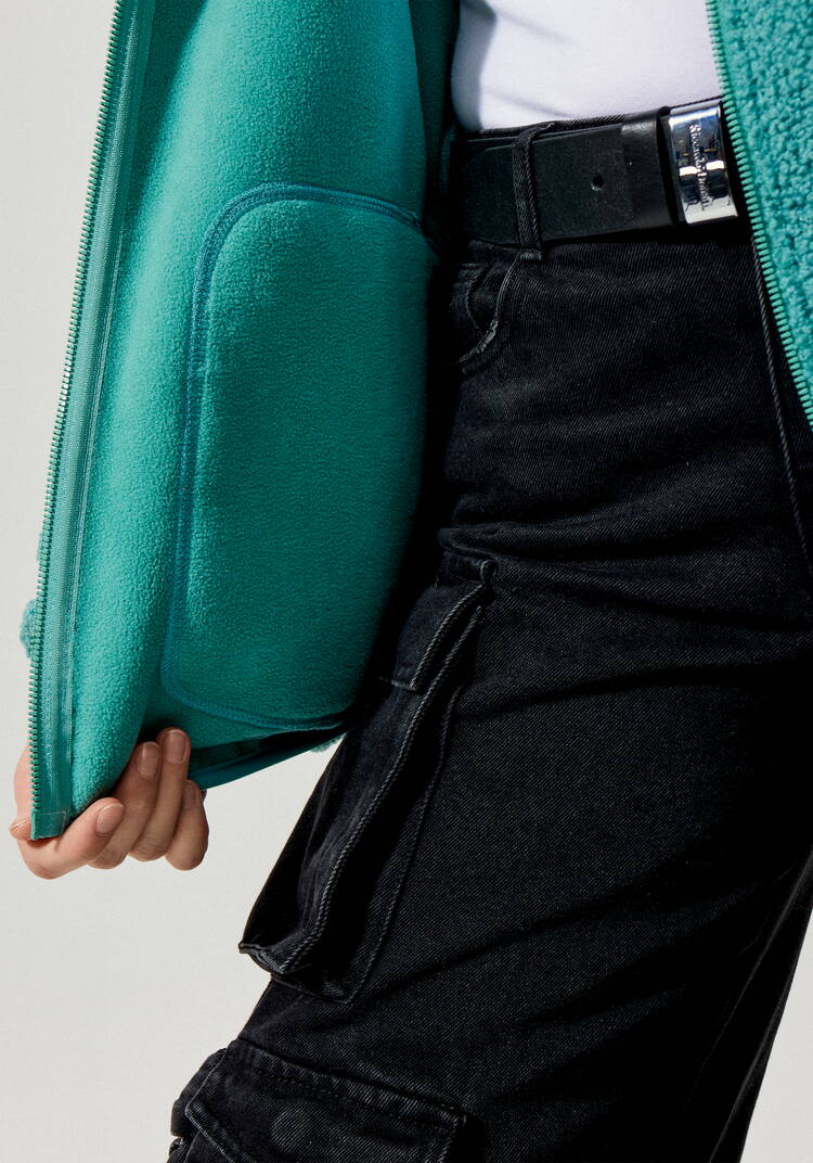 Куртка в стиле тедди с капюшоном шир.  750, рис. 21