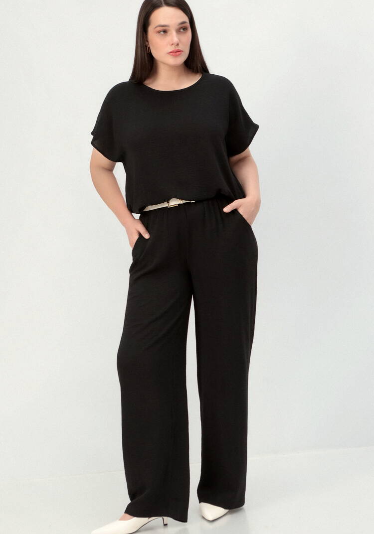 Брюки с карманами, свободного кроя шир.  750, рис. 6