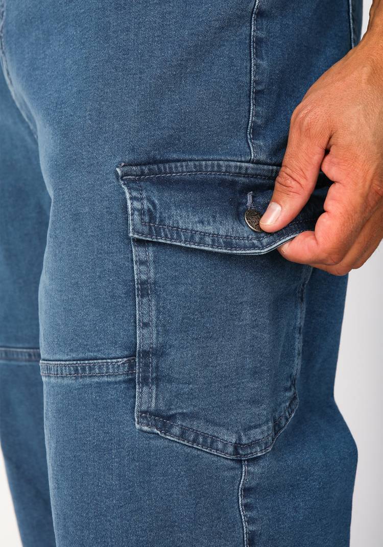 Капри карго из денима Гуарин шир.  750, рис. 4