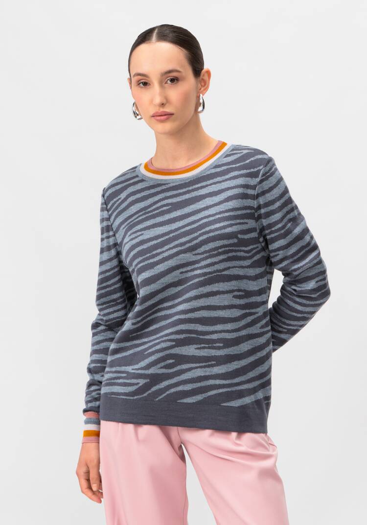 Джемпер с жаккардовым рисунком шир.  750, рис. 15