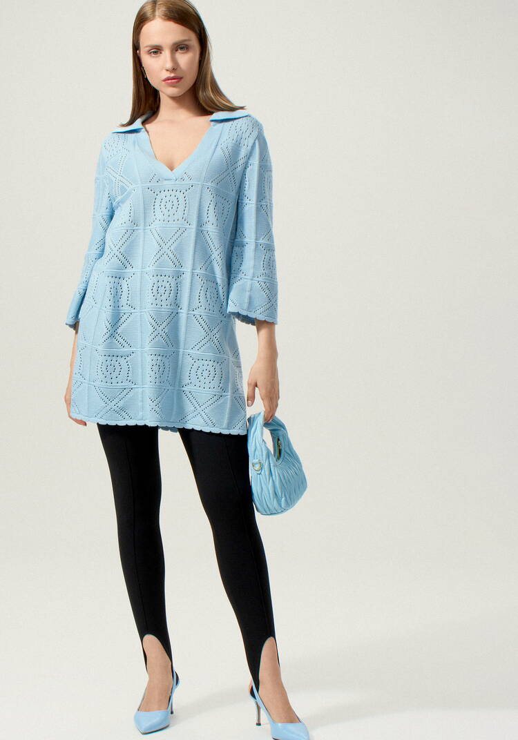 Туника с разрезами по бокам удлиненная шир.  750, рис. 8