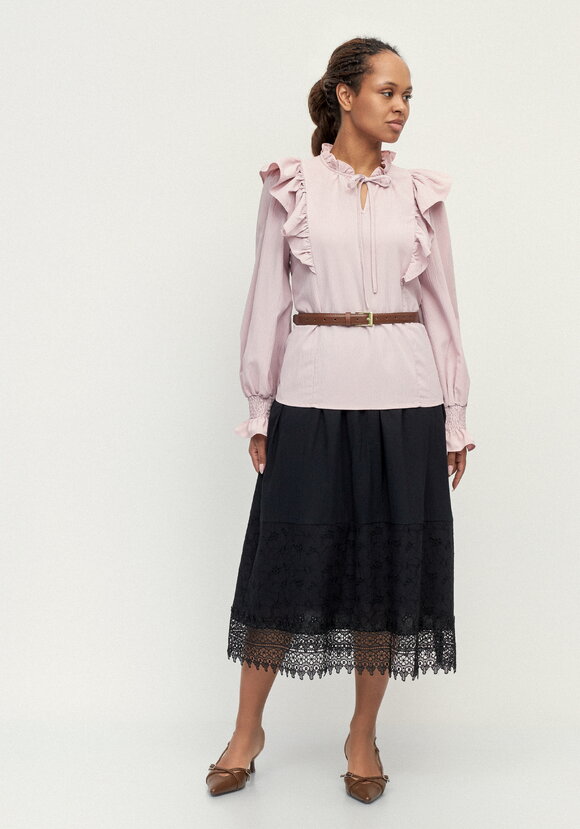 Юбка с кружевом Мишель шир.  580, рис. 16