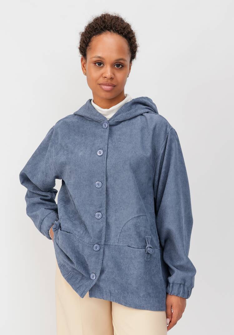 Ветровка из вельвета с капюшоном шир.  750, рис. 20