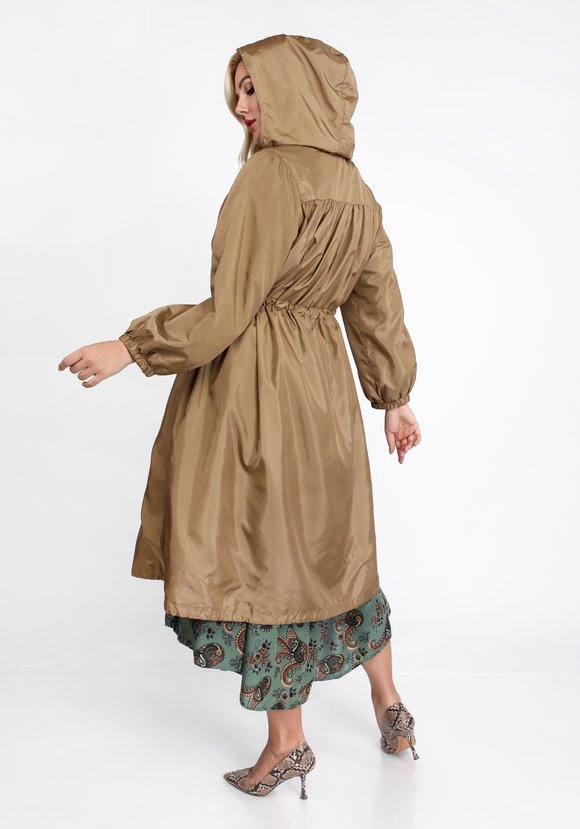 Плащ-парка с капюшоном шир.  580, рис. 11