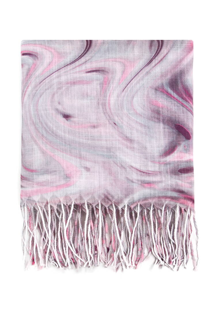 Палантин облегченный с принтом шир.  750, рис. 5