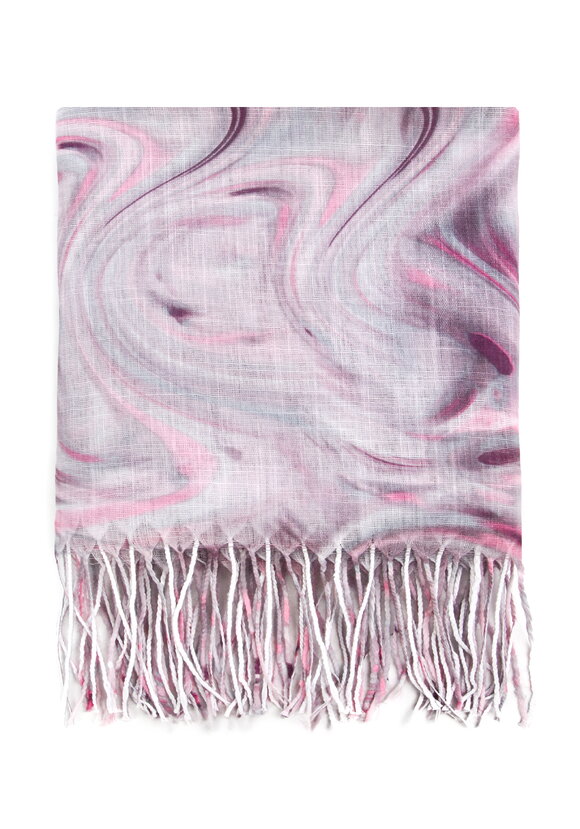 Палантин облегченный с принтом шир.  580, рис. 5