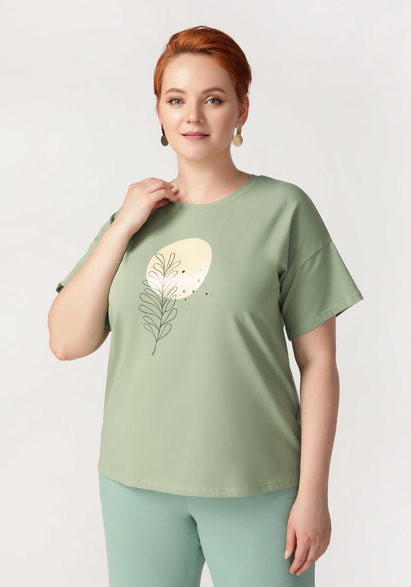 Футболка Базовая красота шир.  580, рис. 6