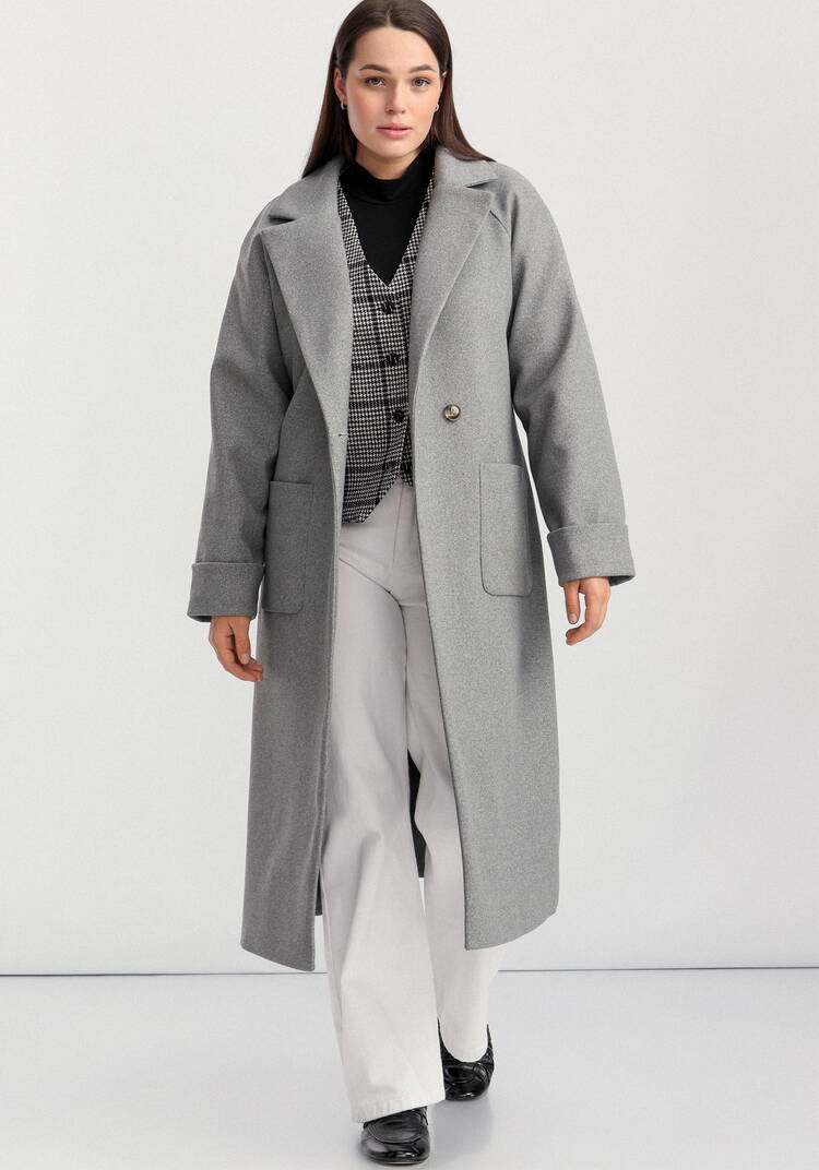 Пальто на подкладе длины миди шир.  750, рис. 23