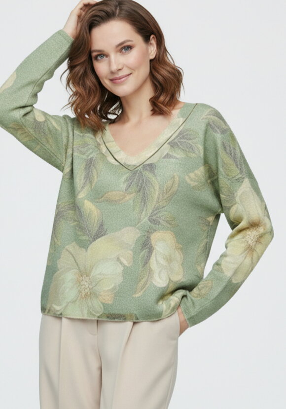 Джемпер с принтом Евдокия шир.  580, рис. 1