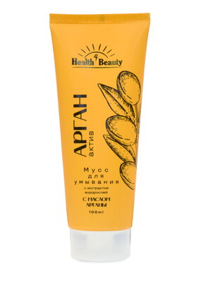 Мусс для умывания с маслом арганы