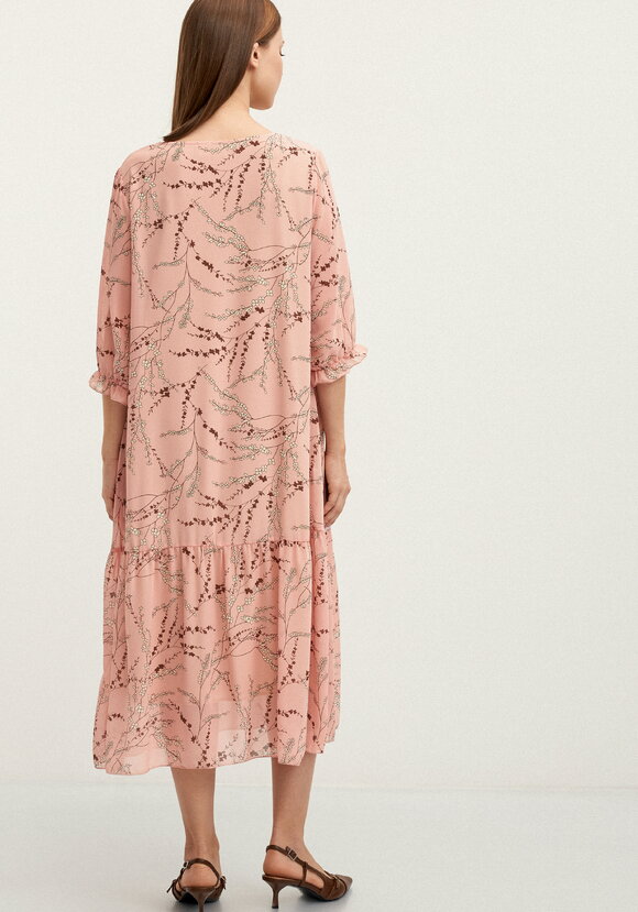 Платье с цветочным принтом шифоновое шир.  580, рис. 27