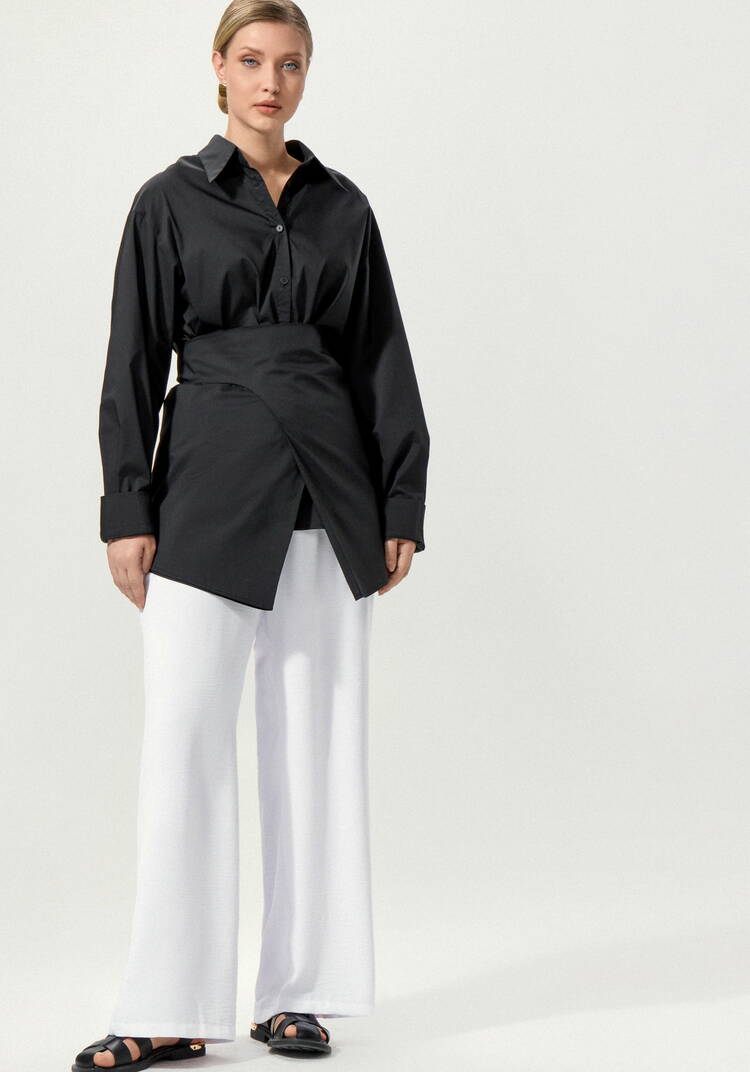 Брюки свободные на резинке по поясу шир.  750, рис. 15