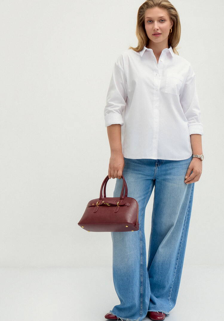 Рубашка оверсайз со спущенным плечом шир.  750, рис. 7