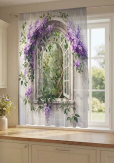 Тюль Цветочная арка