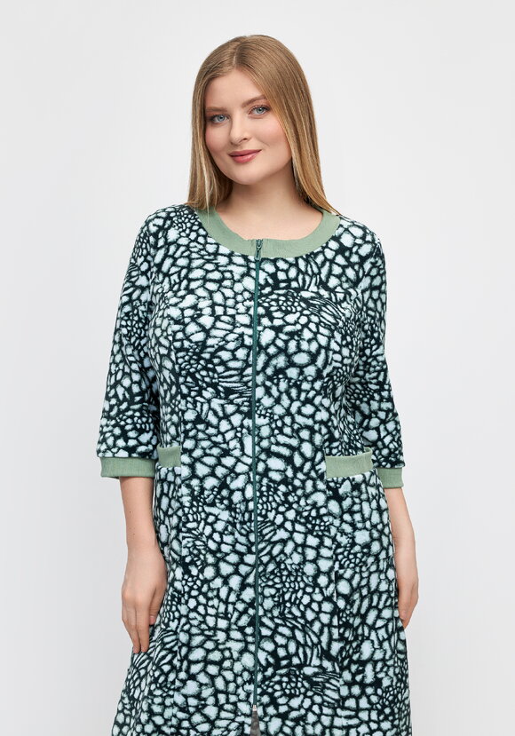 Халат велюровый Регина шир.  580, рис. 8