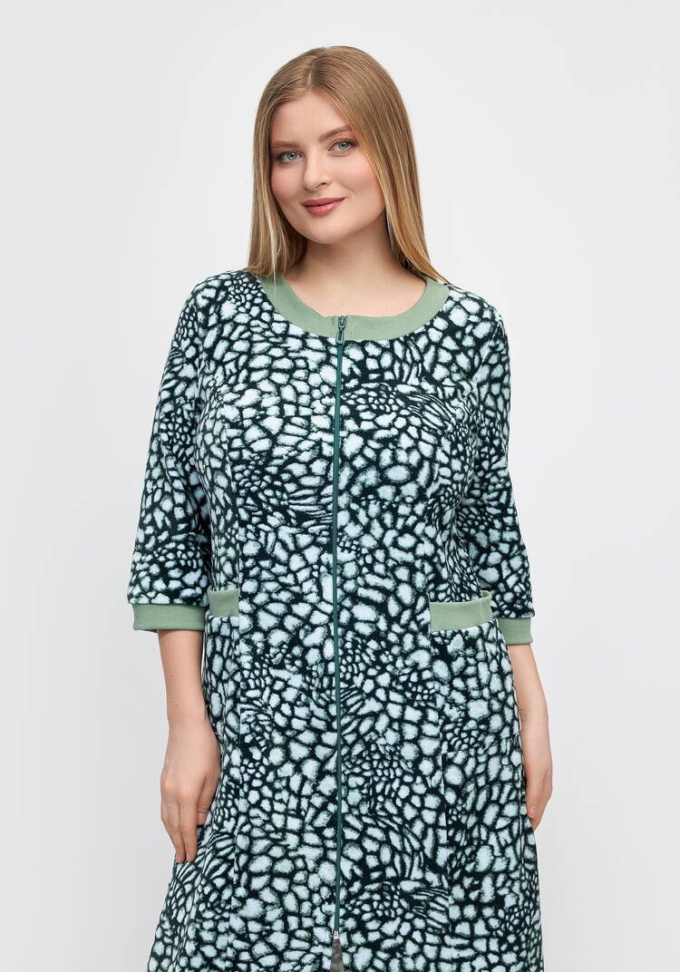 Халат велюровый Регина шир.  750, рис. 8