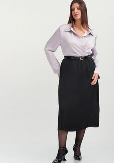 Юбка шелковая с эластичной лентой в поясе