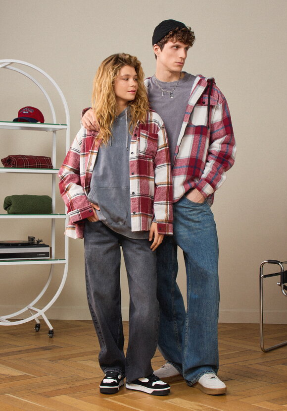 Рубашка в клетку с накладным карманом шир.  580, рис. 8