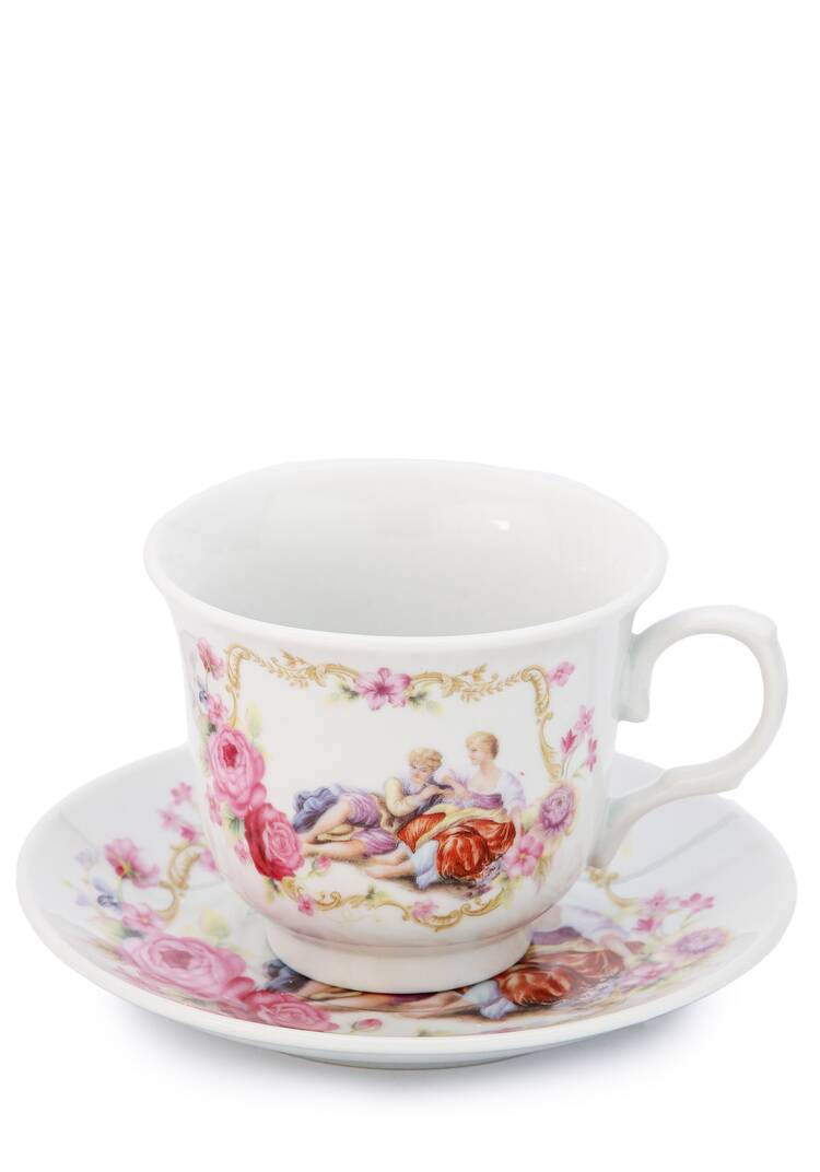 Чайный набор из 2 чашек с блюдцами шир.  750, рис. 1