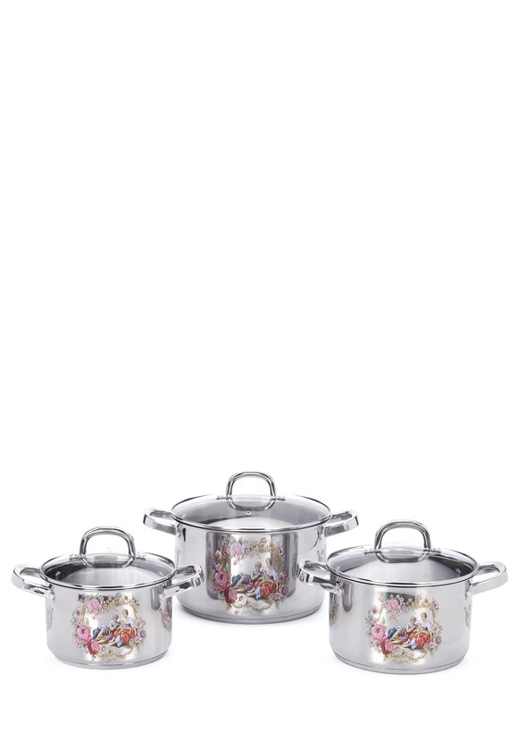 Набор кастрюль с крышками Мадонна шир.  580, рис. 1