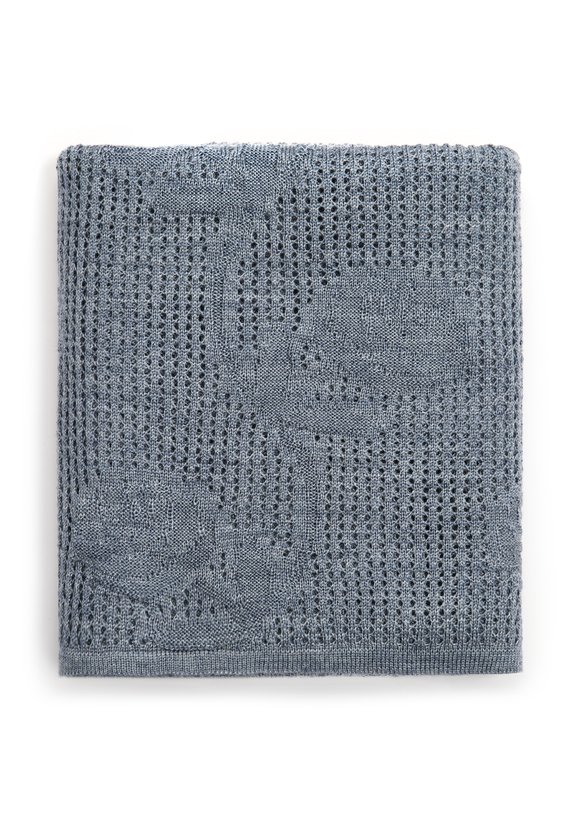 Палантин в технике ажура с имитацией кружева шир.  580, рис. 21