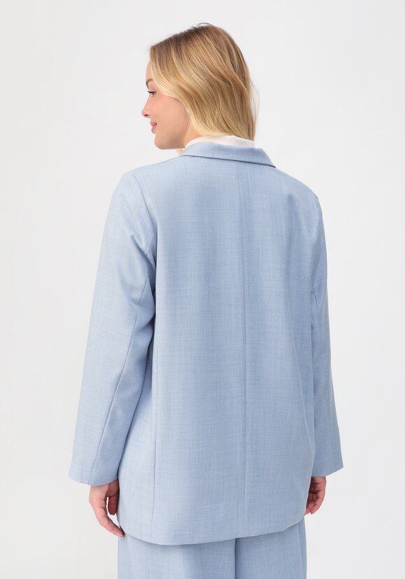 Пиджак однобортный на пуговицах шир.  580, рис. 9