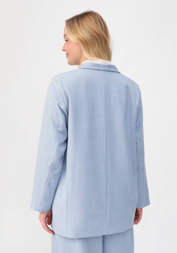 Пиджак однобортный на пуговицах шир.  750, рис. 9