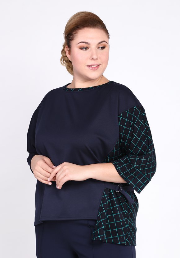 Свитшот с асимметричной длиной шир.  580, рис. 2