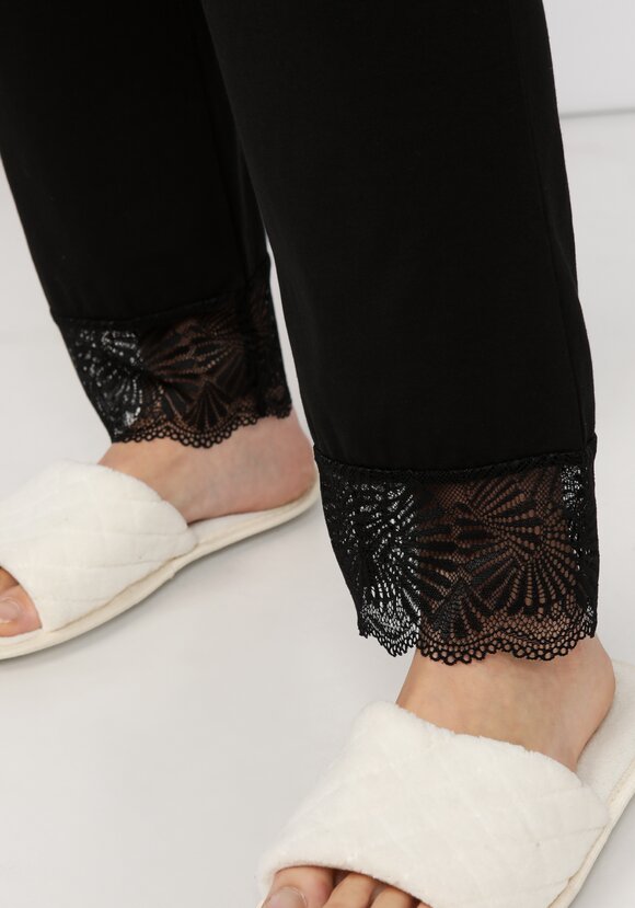 Брюки пижамные с кружевом шир.  580, рис. 5