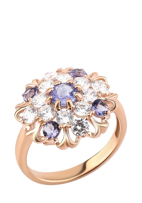 Кольцо серебряное  Синтия шир.  580, рис. 1