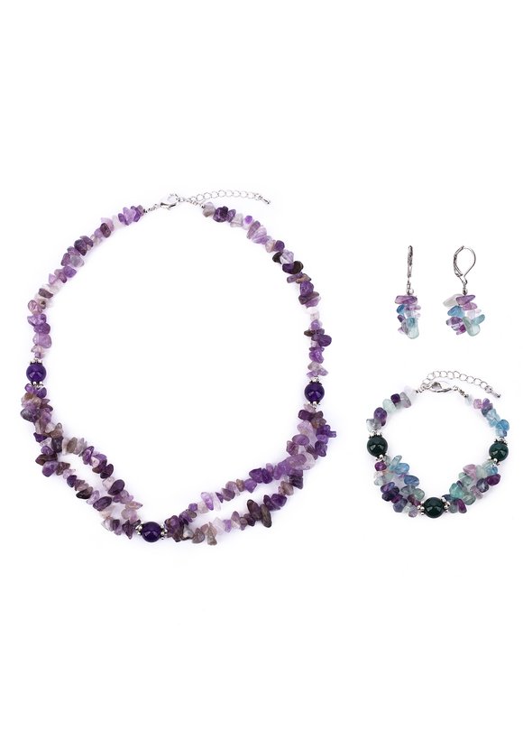 Комплект (бусы+браслет+серьги) Мариэль шир.  580, рис. 23