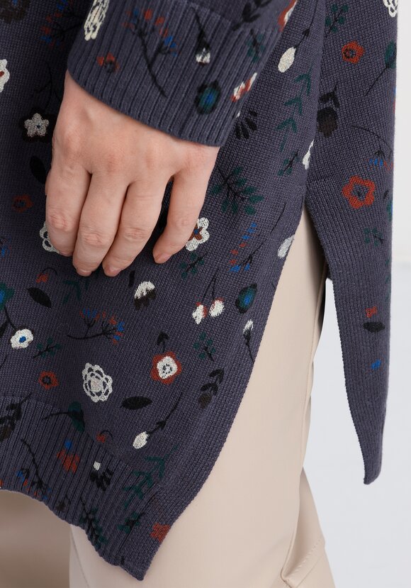 Туника А-силуэта Букет цветов шир.  580, рис. 12