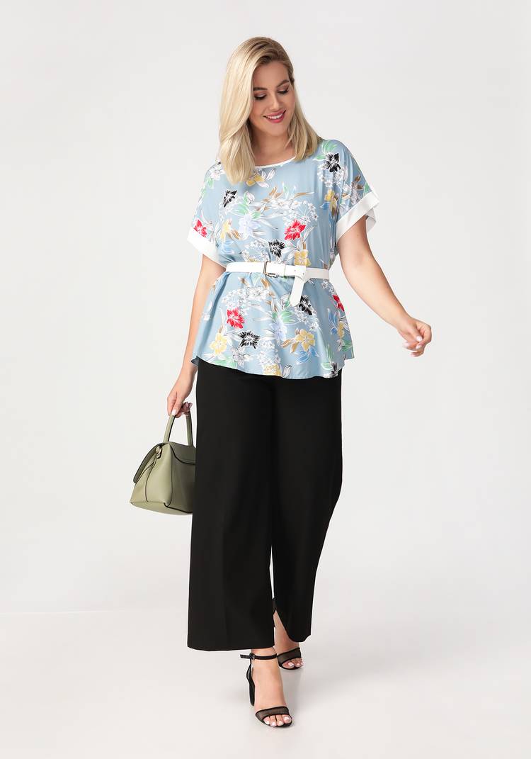 Блуза Цветочный день шир.  750, рис. 14