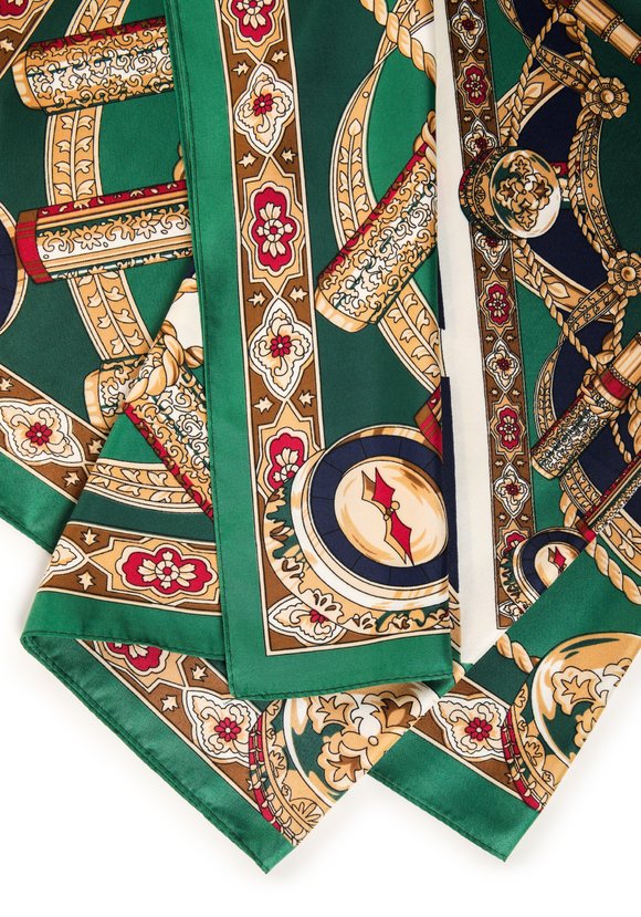 Платок шелковый Лиона шир.  580, рис. 6