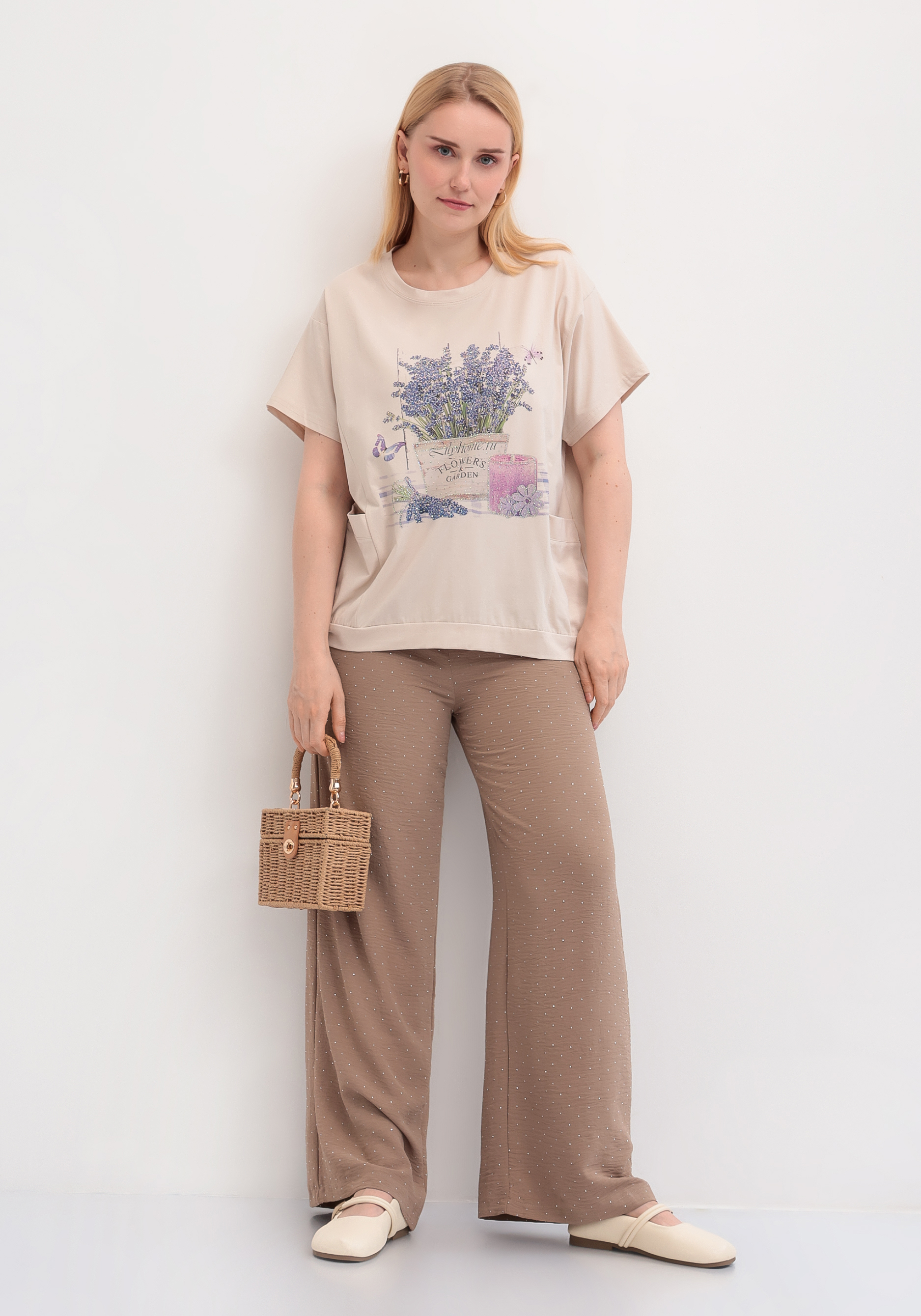 

Брюки "Жасмина", Бежевый