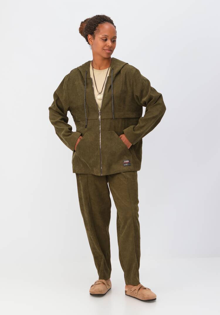 Куртка вельветовая с капюшоном шир.  750, рис. 7